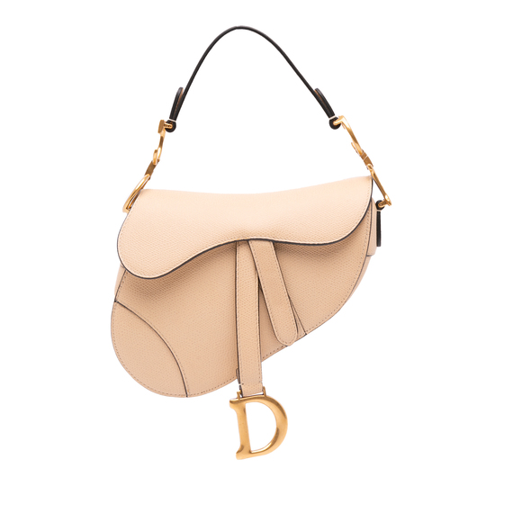 Pre-Loved Dior Mini Grained Calfskin Saddle Bag - Picture 1 of 10